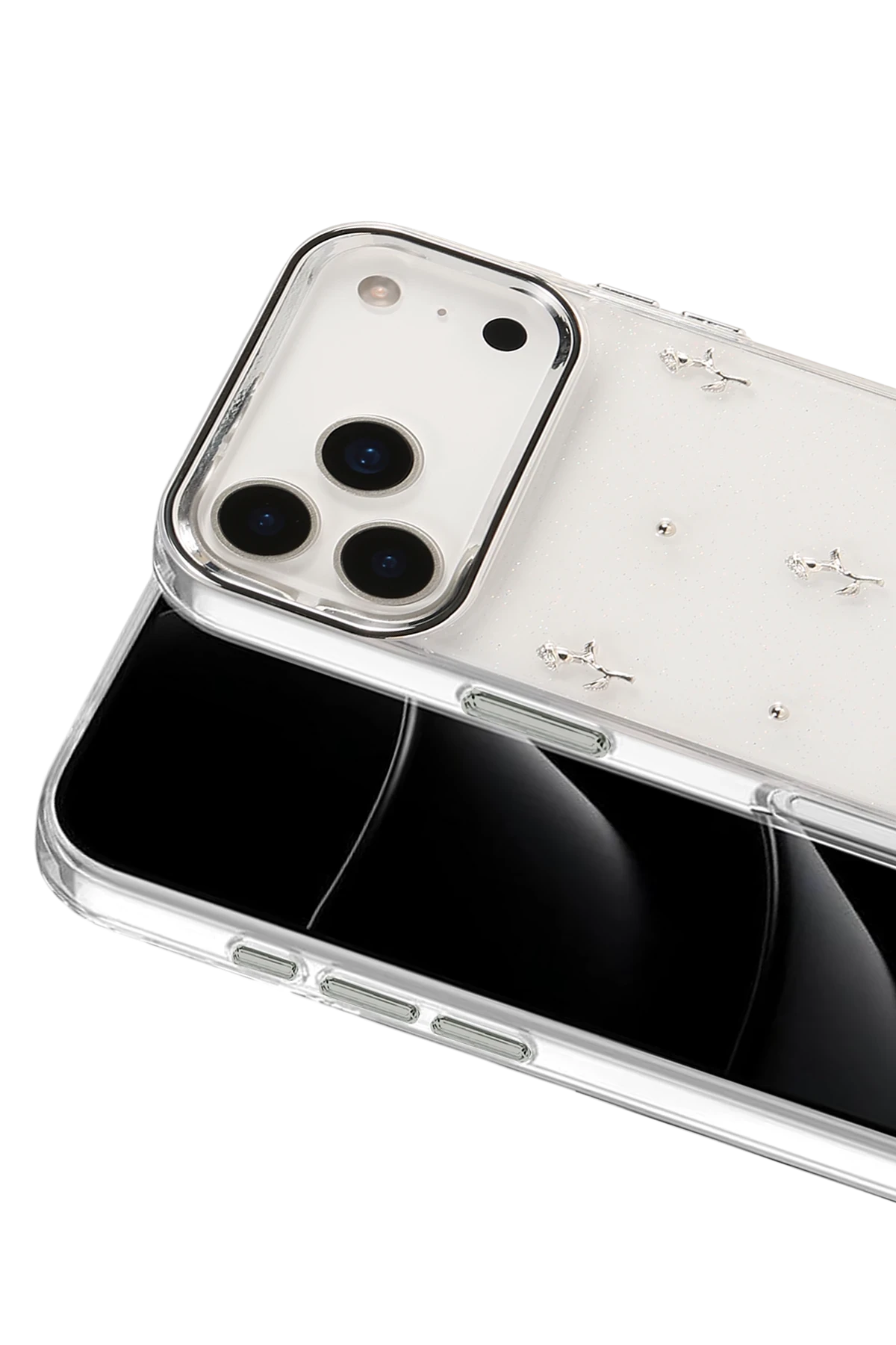 Newface Apple iPhone 17 Pro Max Fiyonk Desenli Kapak - Desen 4