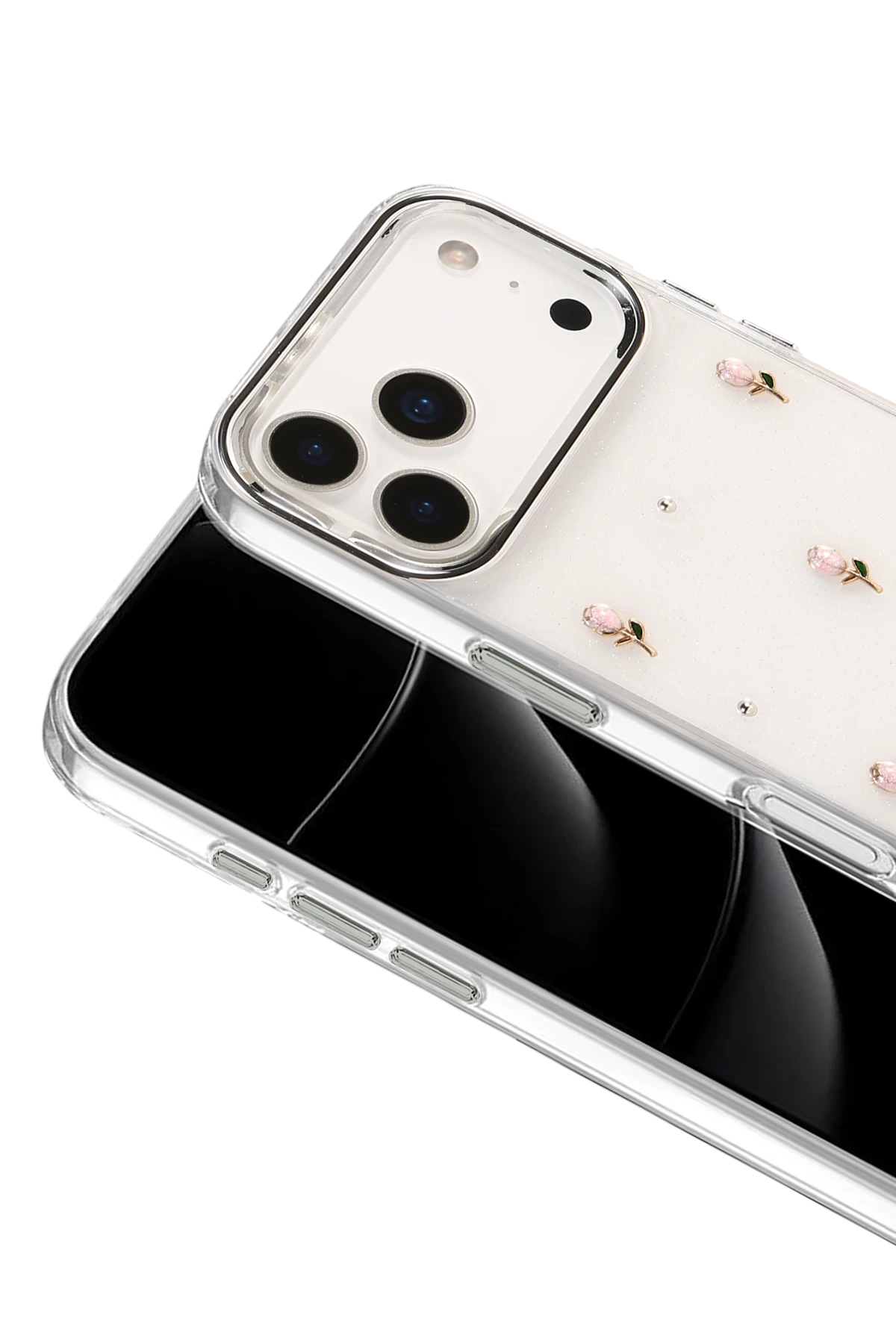 Newface Apple iPhone 17 Pro Max Fiyonk Desenli Kapak - Desen 6