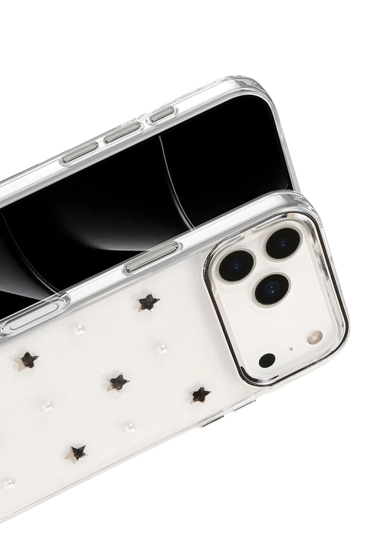 Newface Apple iPhone 17 Pro Max Fiyonk Desenli Kapak - Desen 7
