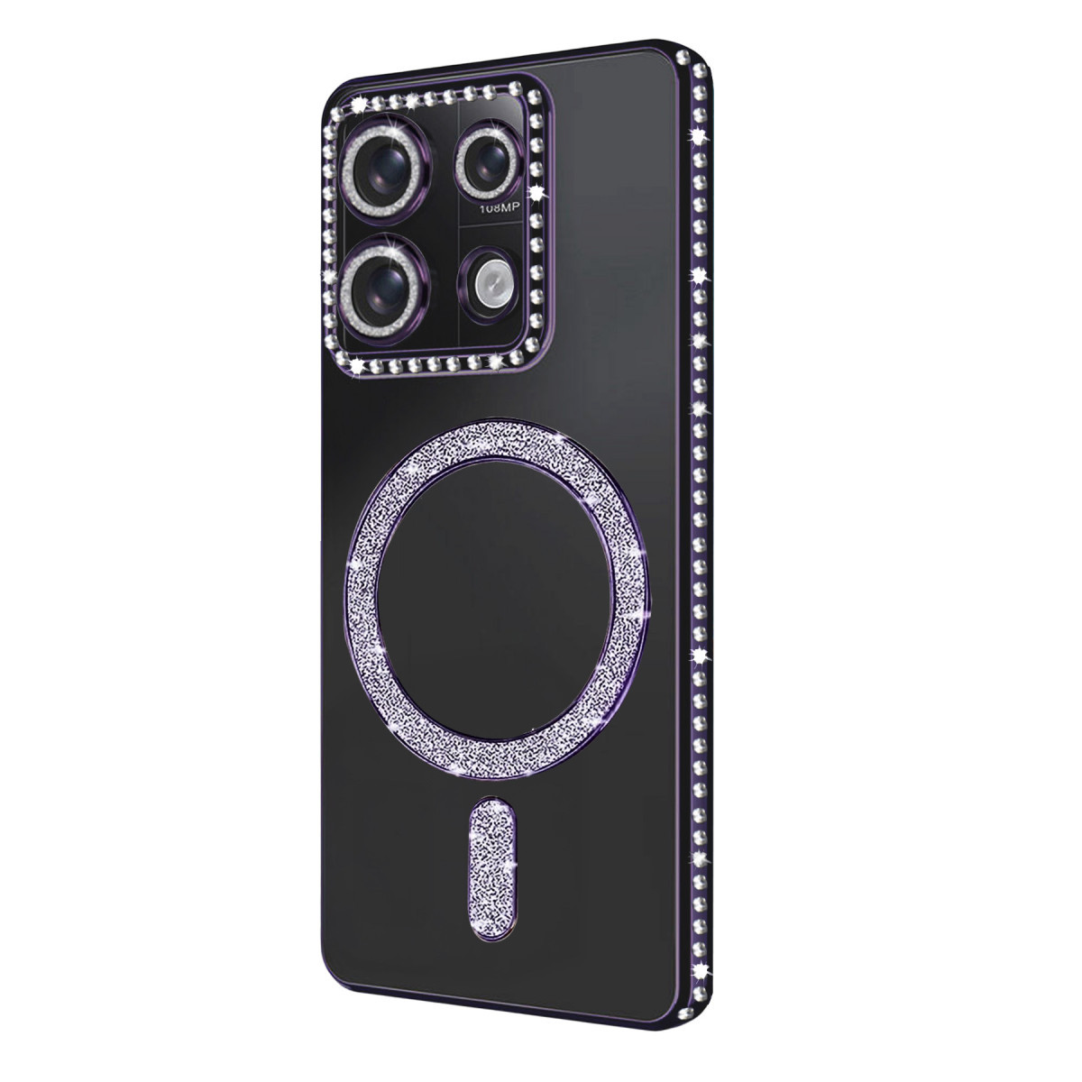Newface Xiaomi Redmi Note 13 Pro 4G Joke Simli Magneticsafe Kılıf - Derin Mor — görsel 11