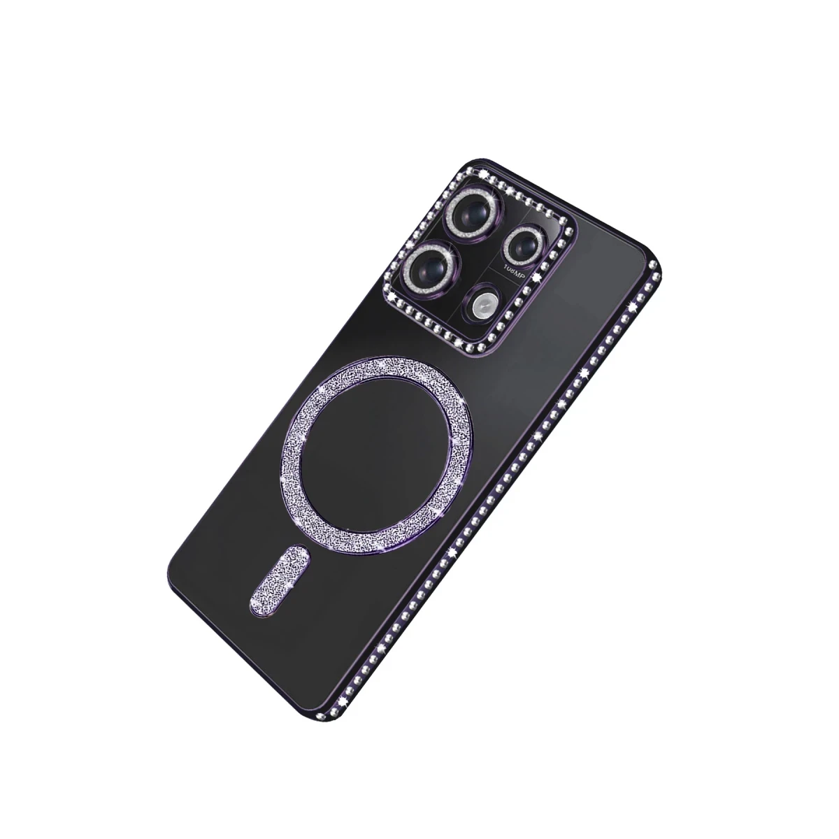Newface Xiaomi Redmi Note 13 Pro 4G Joke Simli Magneticsafe Kılıf - Derin Mor — görsel 8