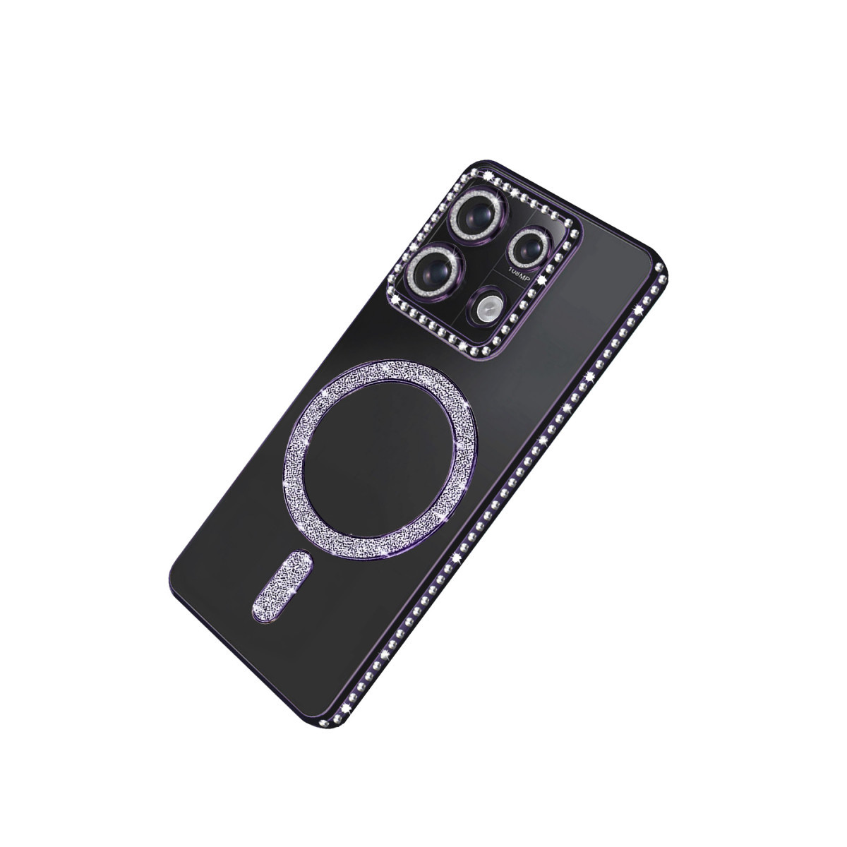 Newface Xiaomi Redmi Note 13 Pro 4G Joke Simli Magneticsafe Kılıf - Derin Mor — görsel 12