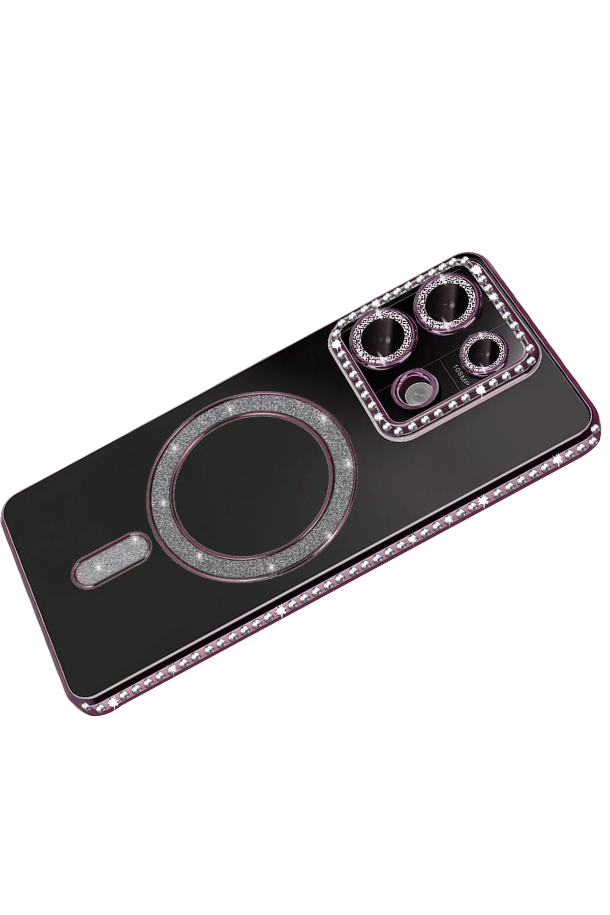 Newface Xiaomi Redmi Note 13 Pro 4G Joke Simli Magneticsafe Kılıf - Pembe