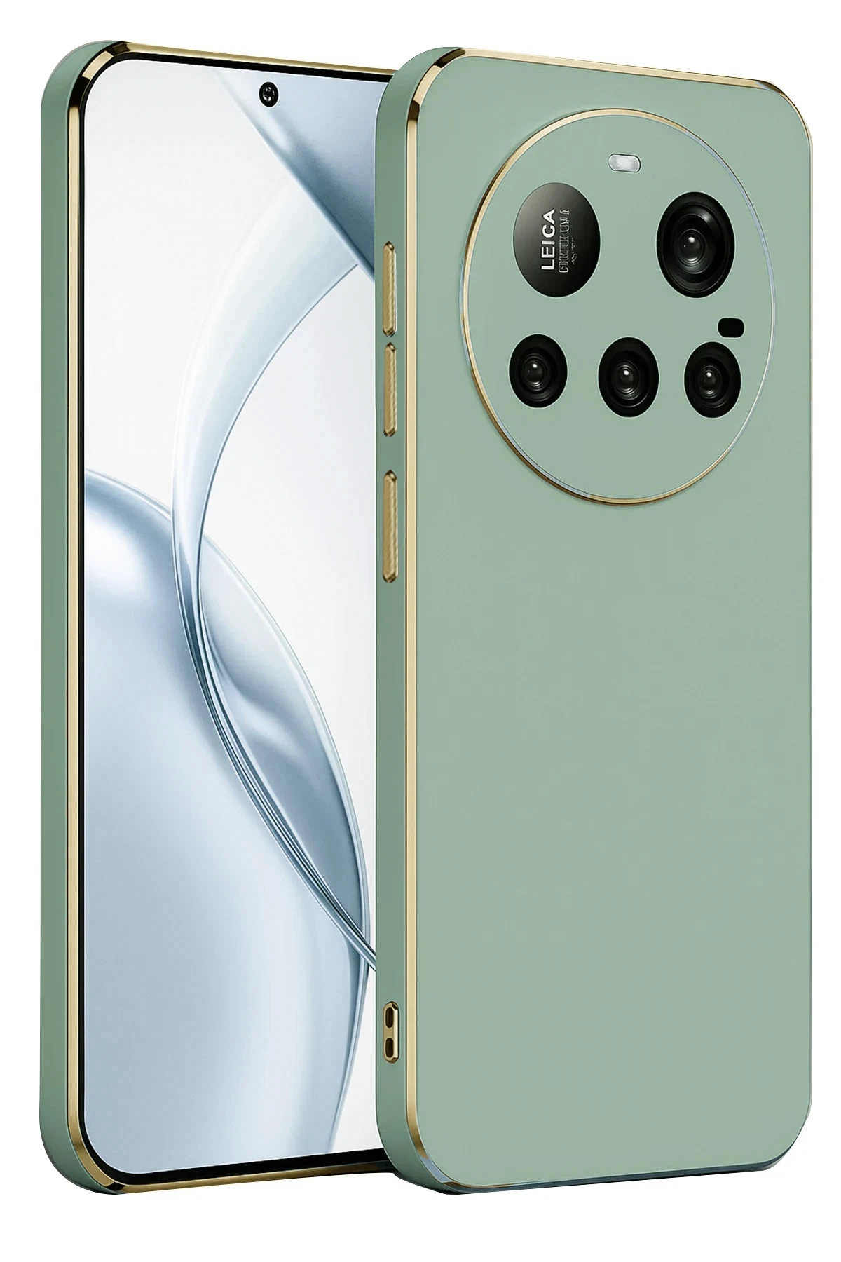 Newface Xiaomi Mi 15 Ultra Kılıf Volet Silikon - Açık Yeşil