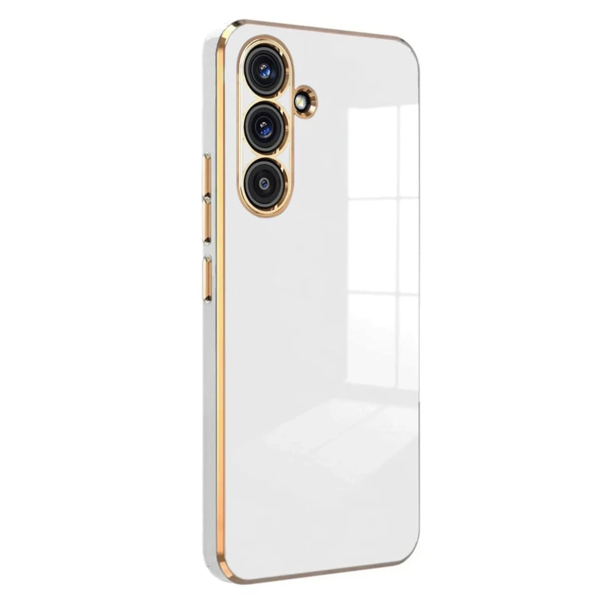 Newface Samsung Galaxy S25 FE Volet Silikon - Beyaz