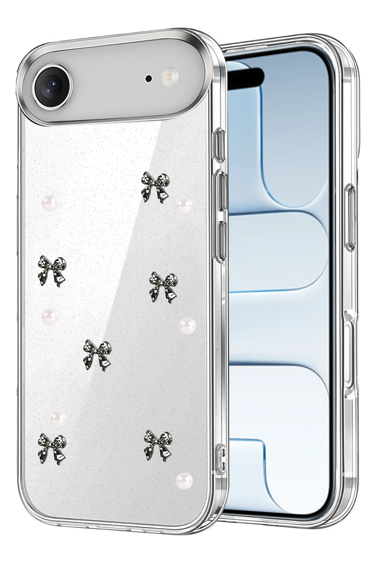 Newface Apple iPhone 17 Air Fiyonk Desenli Kapak - Desen 8
