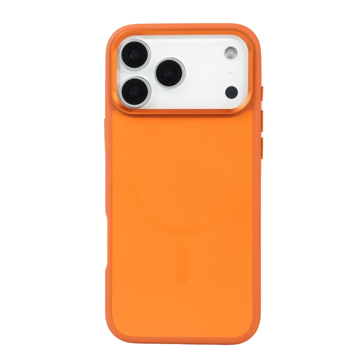 URR Apple iPhone 17 Pro IRIS Matte Pure Glass Magsafe Kapak - Turuncu