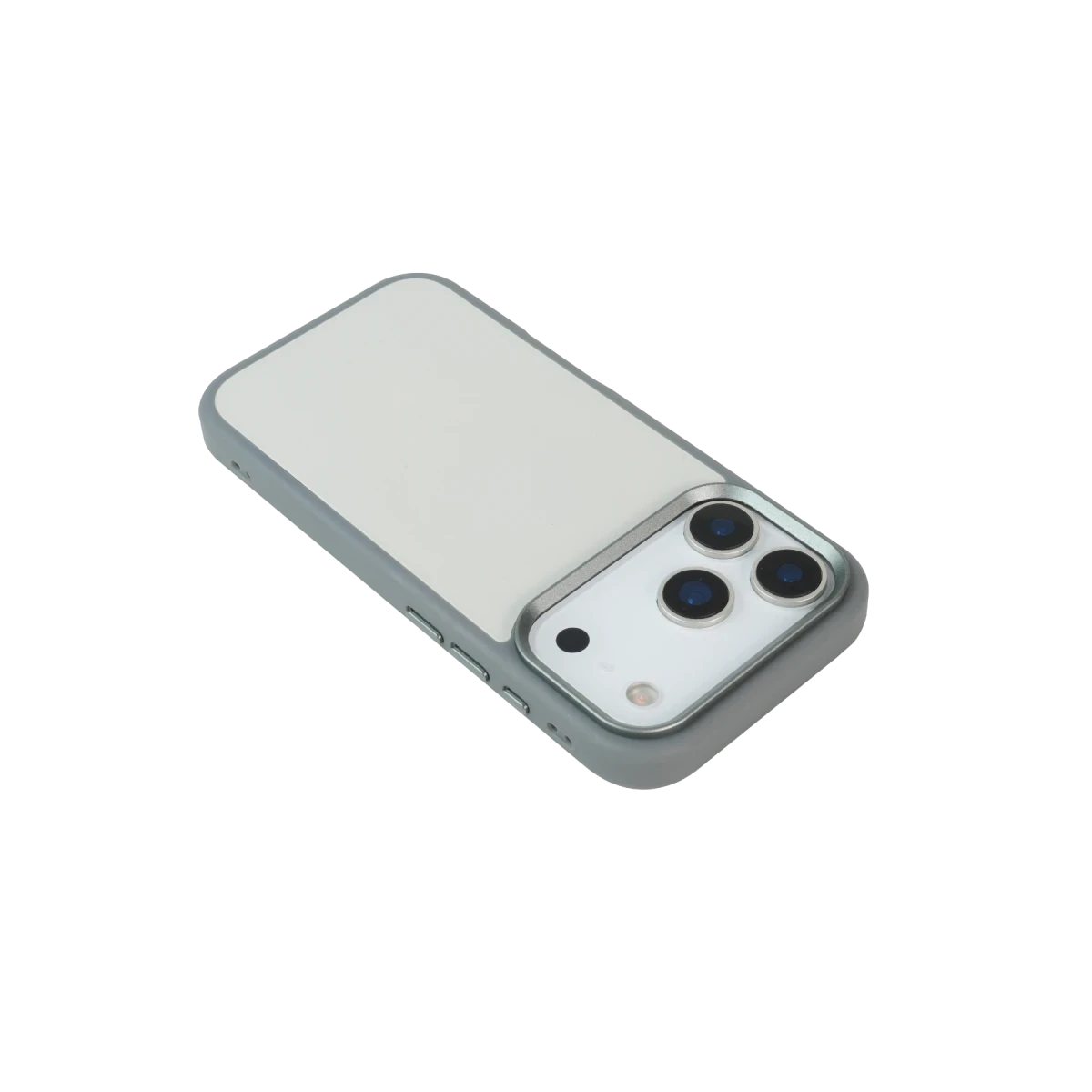 URR Apple iPhone 17 Pro IRIS Matte Pure Glass Magsafe Kapak - Titan Gri