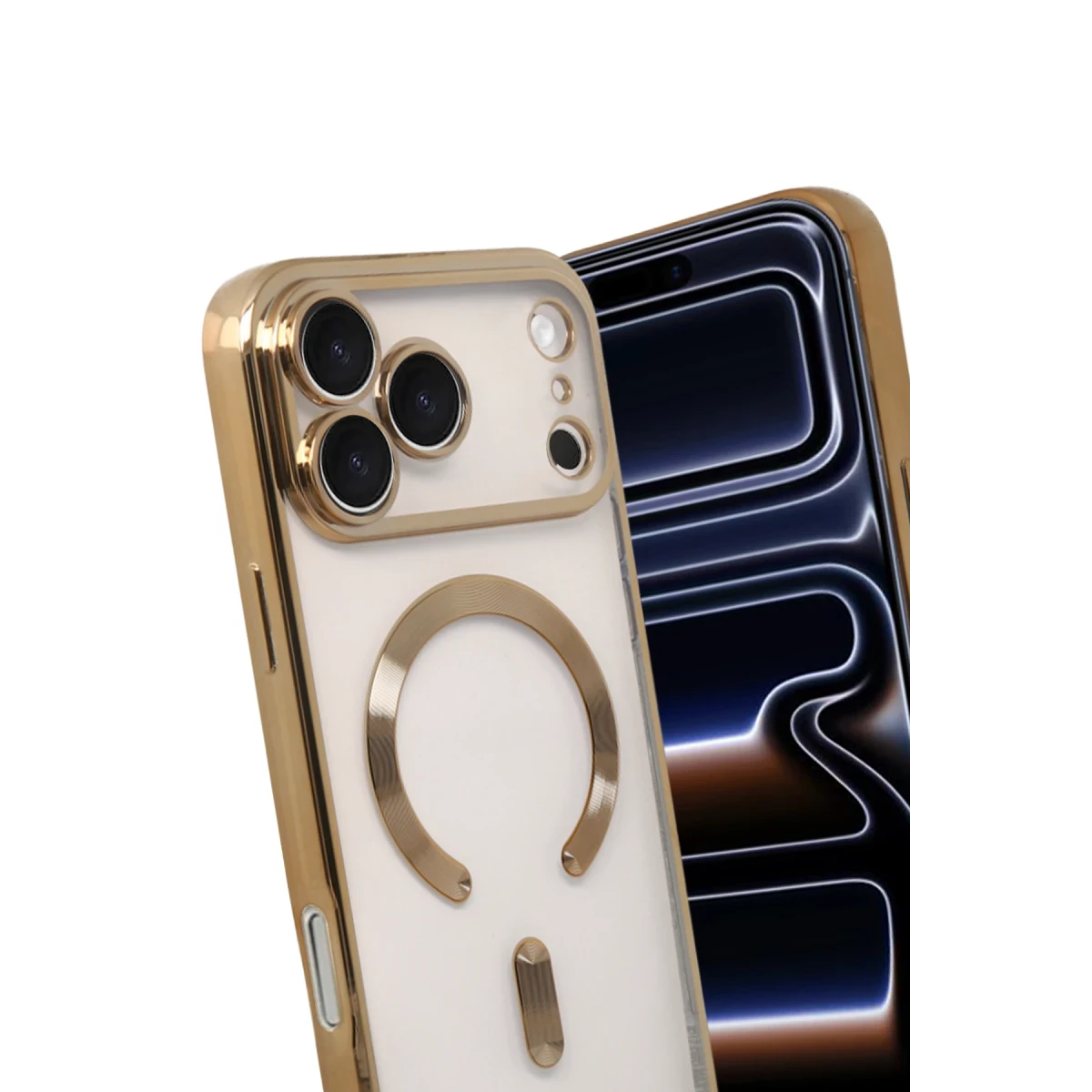Newface Apple iPhone 17 Pro Kross Magneticsafe Kapak - Gold — görsel 6
