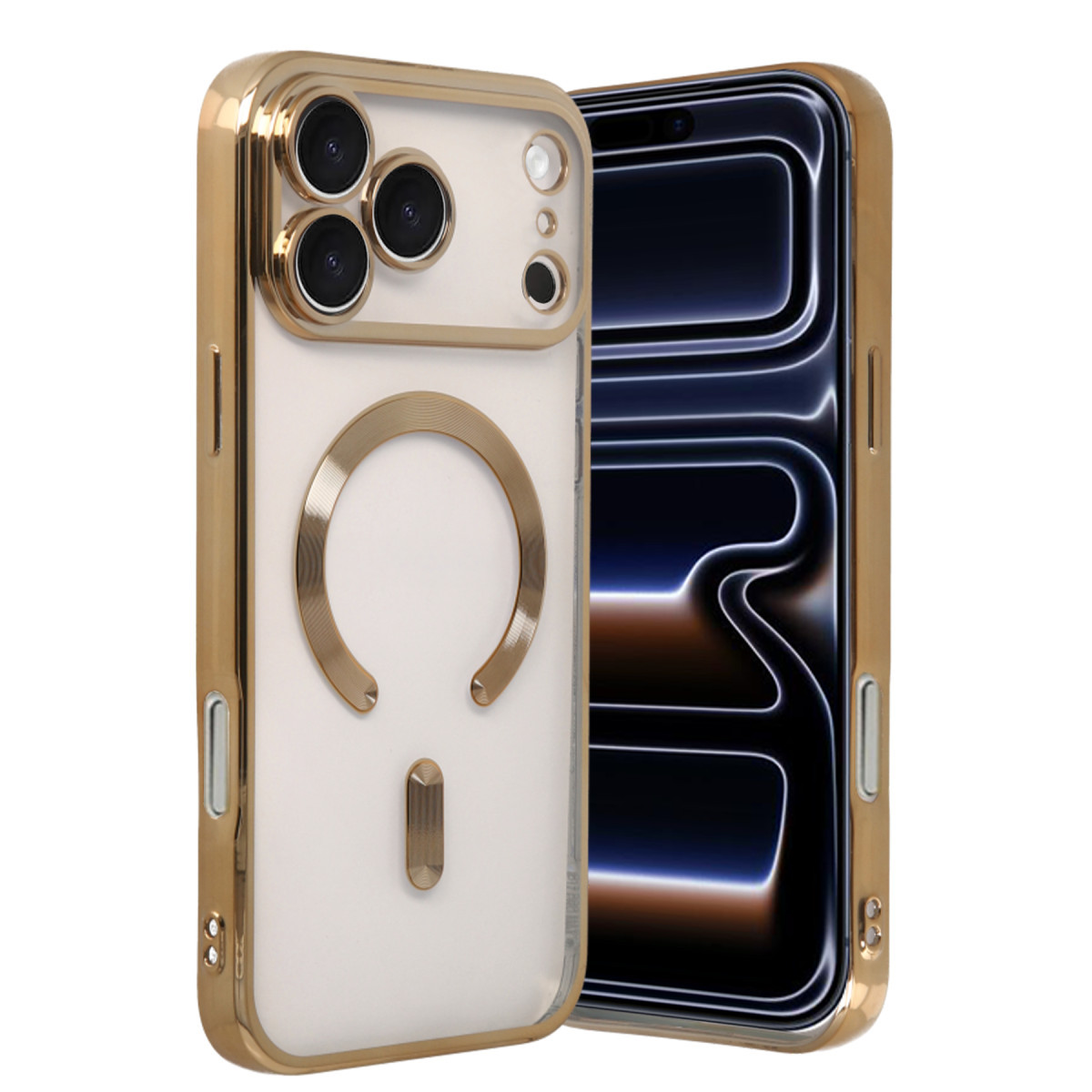 Newface Apple iPhone 17 Pro Kross Magneticsafe Kapak - Gold — görsel 7