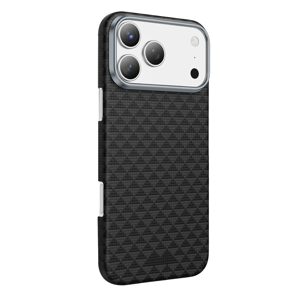 Keephone Apple iPhone 17 Pro Kevlar Paris Magsafe Kapak - Siyah