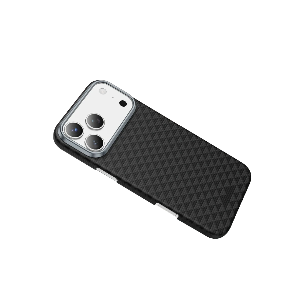 Keephone Apple iPhone 17 Pro Max Kevlar Paris Magsafe Kapak - Siyah