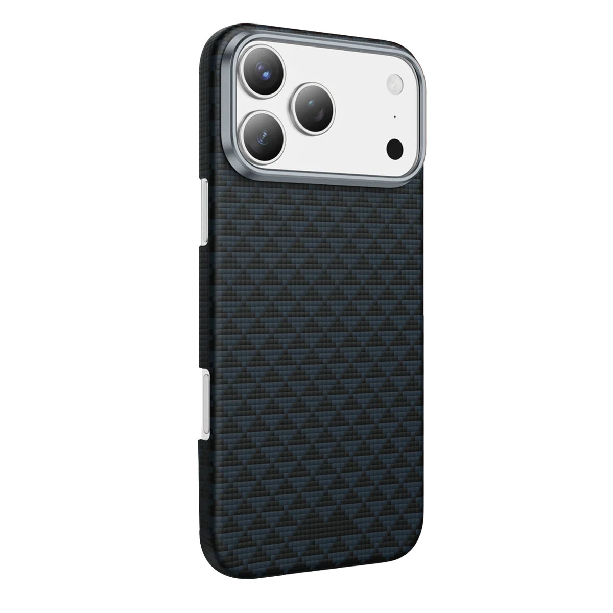 Keephone Apple iPhone 17 Pro Max Kevlar Paris Magsafe Kapak - Lacivert
