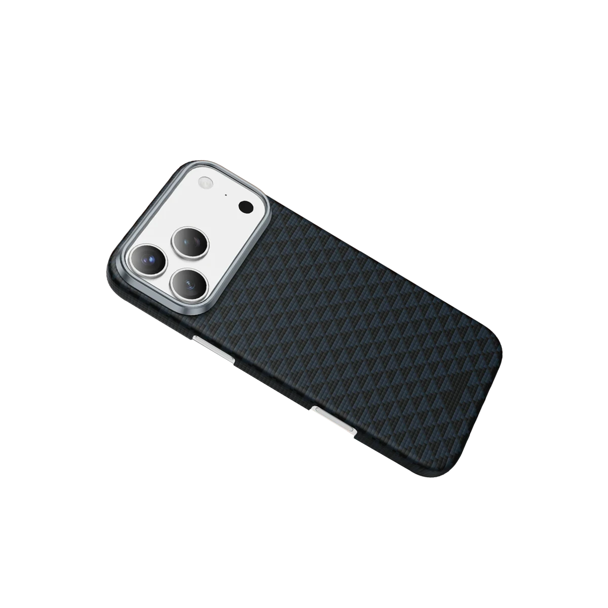 Keephone Apple iPhone 17 Pro Max Kevlar Paris Magsafe Kapak - Lacivert