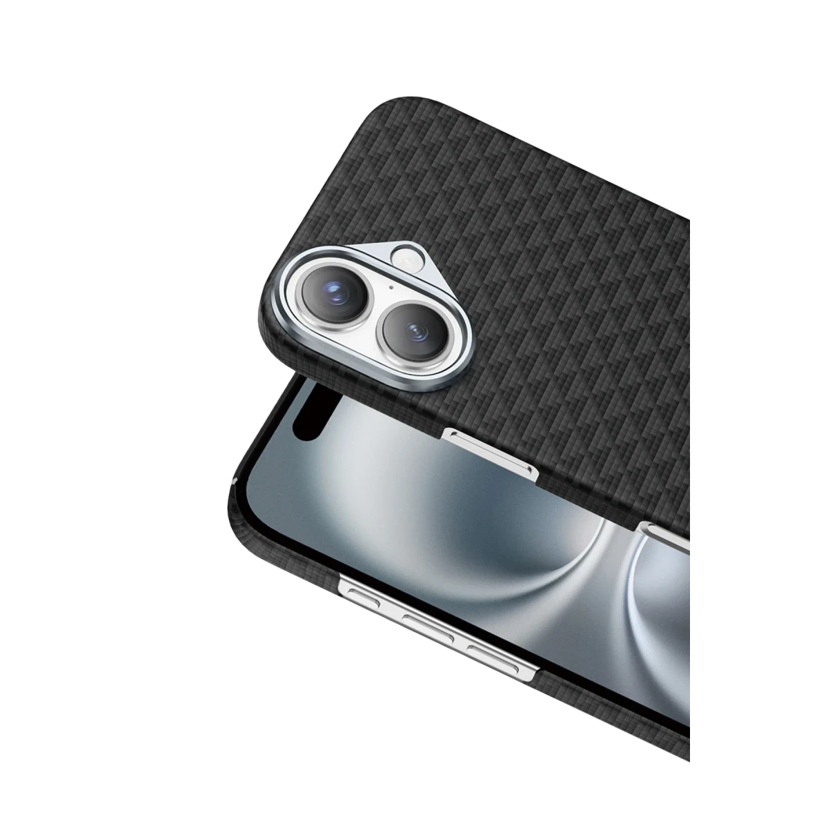 Keephone Apple iPhone 17 Kevlar Paris Magsafe Kapak - Siyah