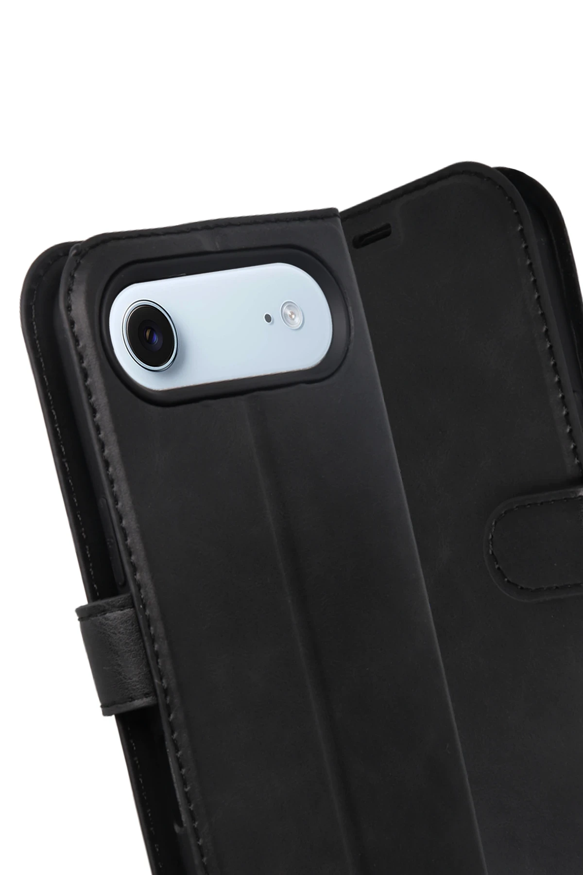 Newface Apple iPhone 17 Air Trend S Plus Kapaklı Kılıf - Siyah