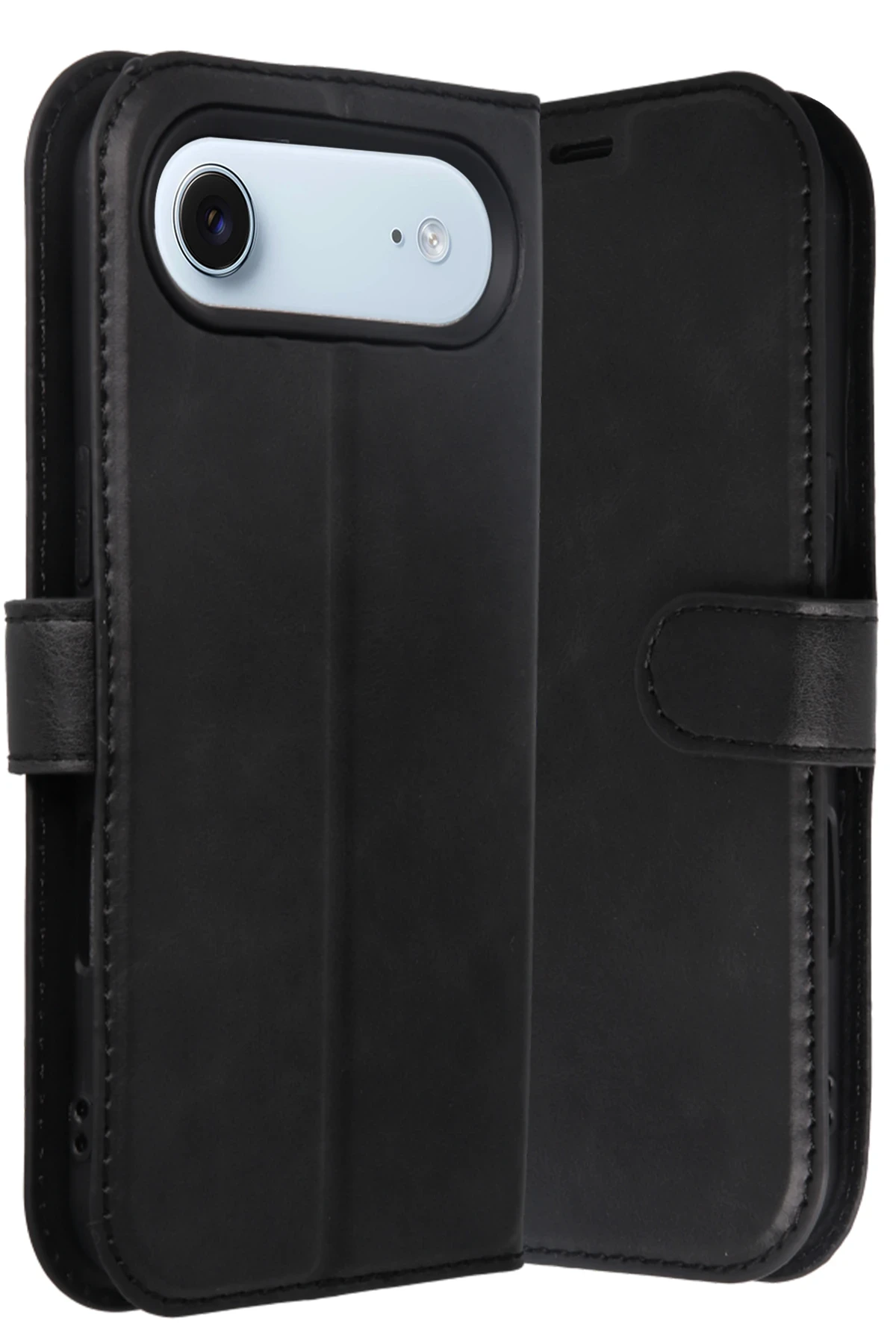 Newface Apple iPhone 17 Air Trend S Plus Kapaklı Kılıf - Siyah