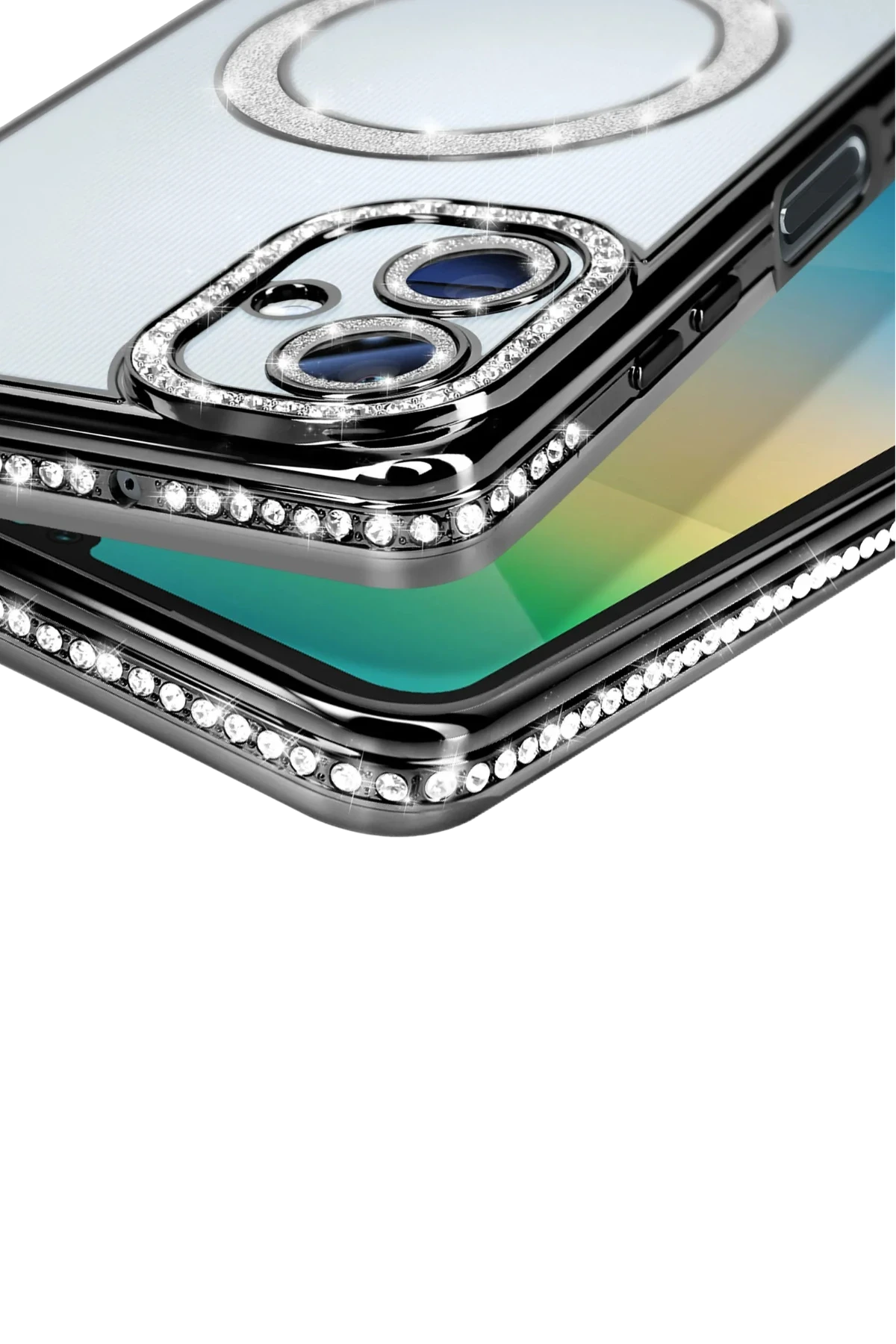 Newface Samsung Galaxy A06 Joke Simli Magneticsafe Kılıf - Siyah