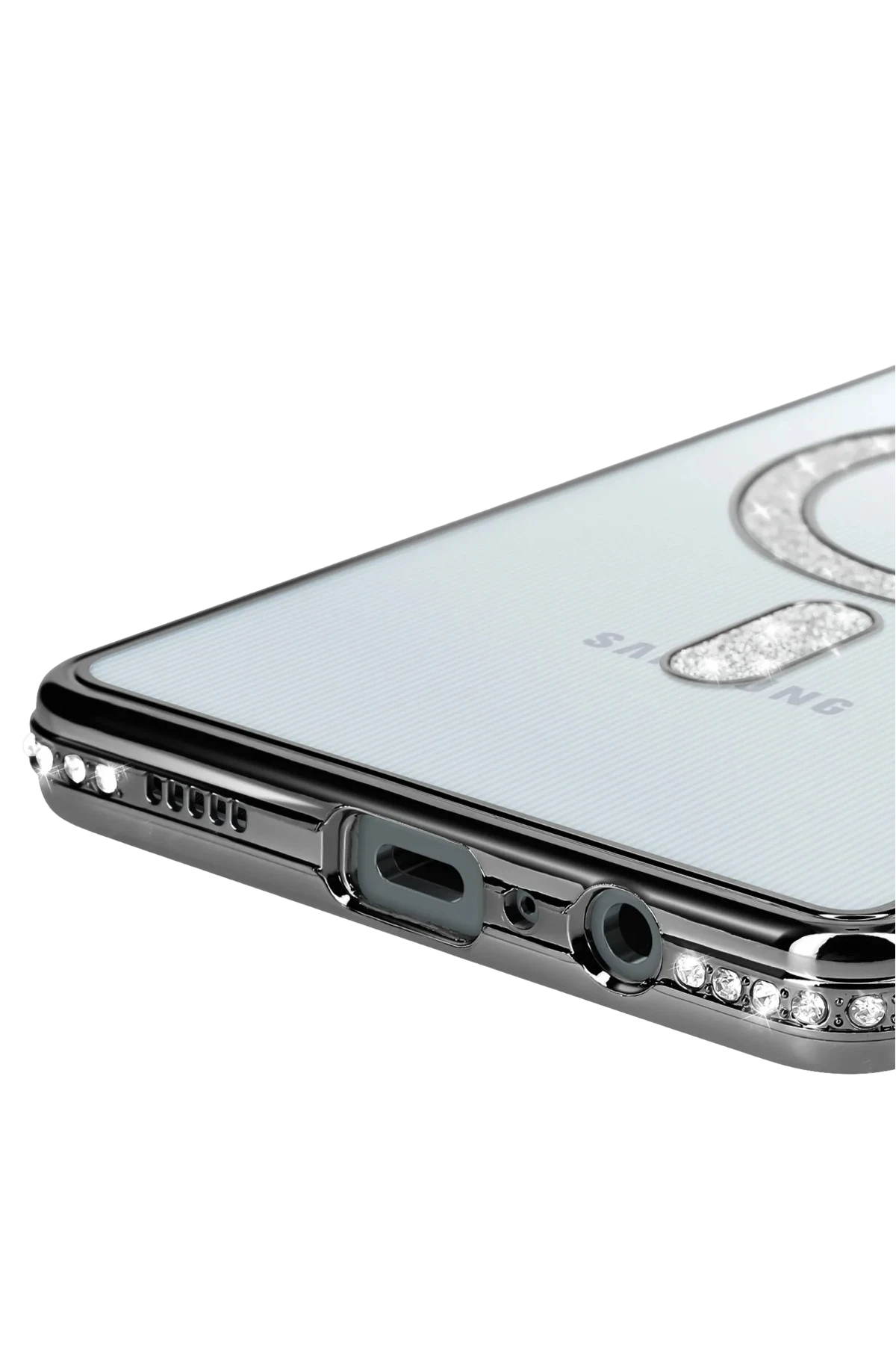 Newface Samsung Galaxy A06 Joke Simli Magneticsafe Kılıf - Siyah