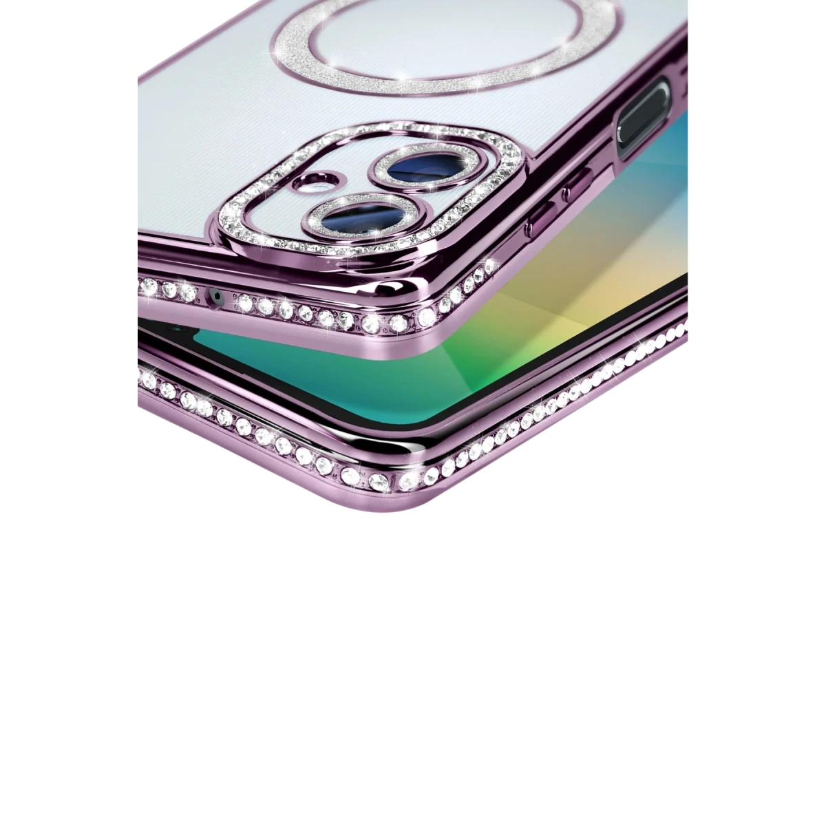Newface Samsung Galaxy A06 Joke Simli Magneticsafe Kılıf - Derin Mor — görsel 9