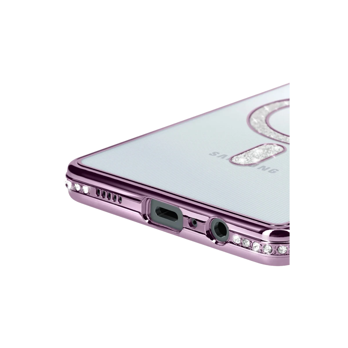 Newface Samsung Galaxy A06 Joke Simli Magneticsafe Kılıf - Derin Mor — görsel 10