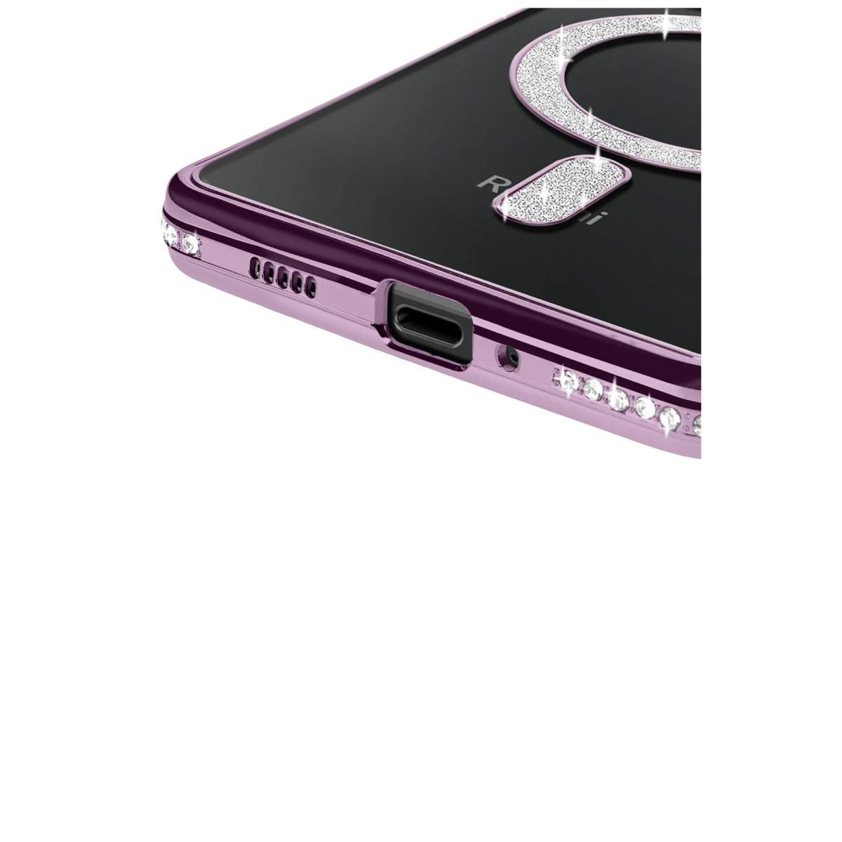 Newface Xiaomi Redmi 14C Joke Simli Magneticsafe Kılıf - Derin Mor — görsel 9