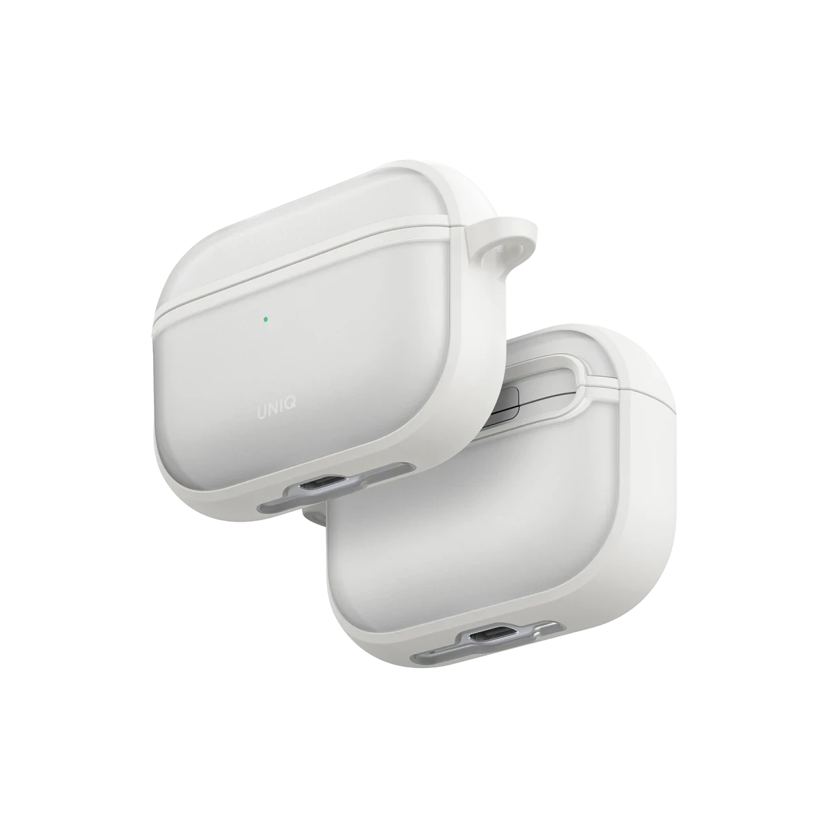 Uniq Apple Airpods Pro 3 (3.nesil) Veren Frosted Hang Kılıf - Beyaz