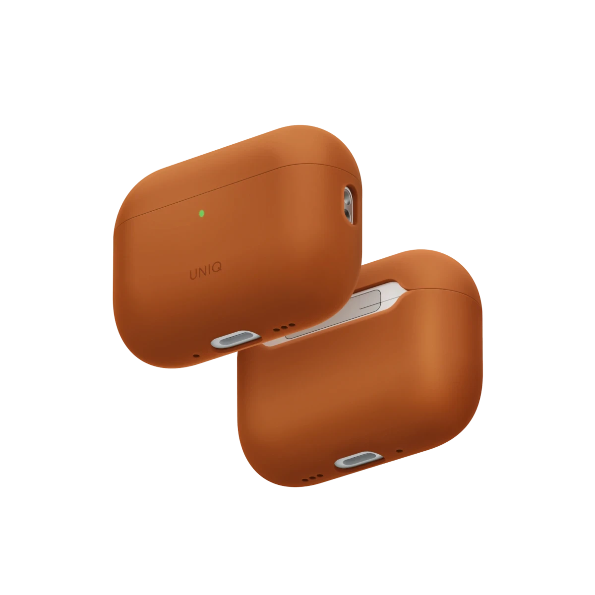 Uniq Apple Airpods Pro 3 (3.nesil) Lino Silikon Kılıf - Turuncu