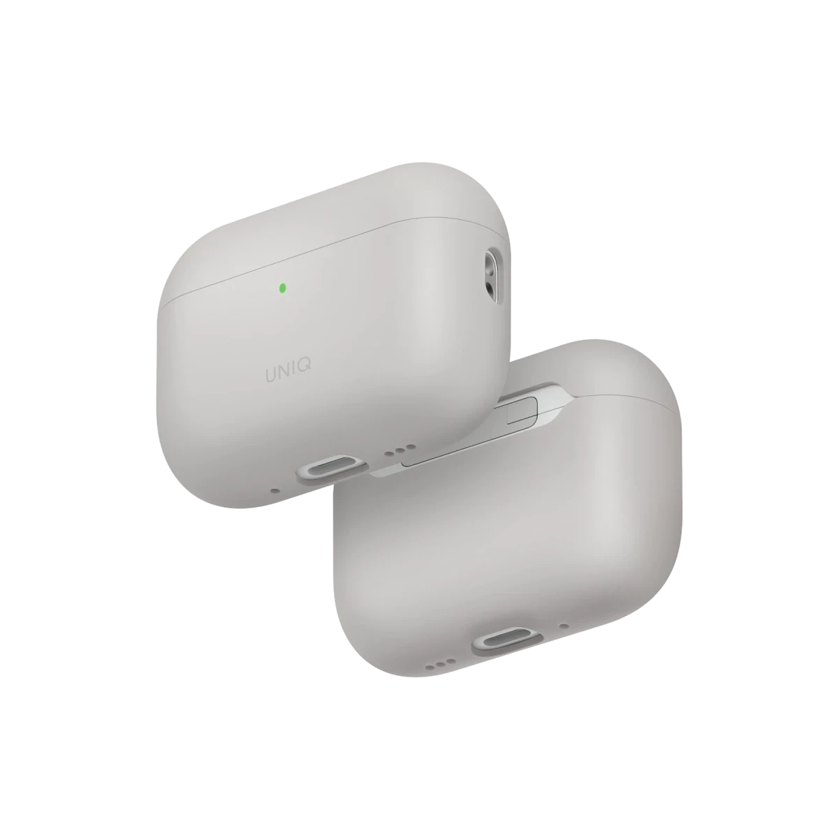 Uniq Apple Airpods Pro 3 (3.nesil) Lino Silikon Kılıf - Bej
