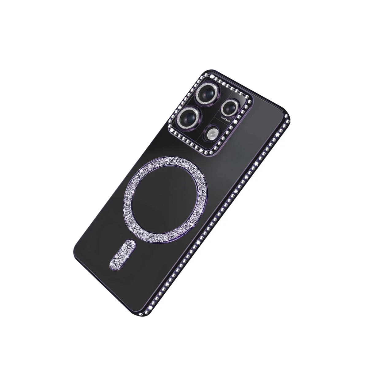Newface Xiaomi Redmi 13C Joke Simli Magneticsafe Kılıf - Derin Mor — görsel 6