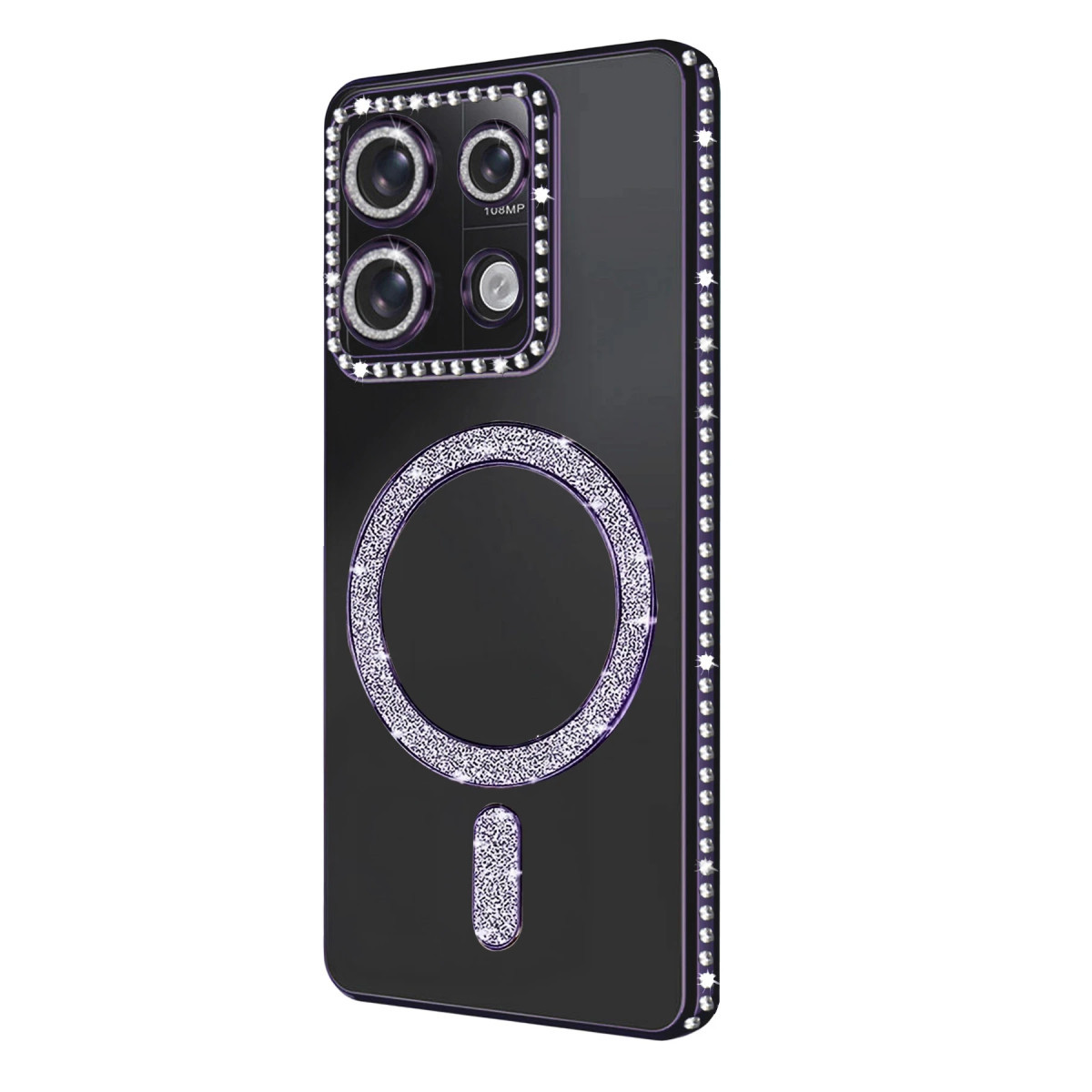 Newface Xiaomi Redmi 13C Joke Simli Magneticsafe Kılıf - Derin Mor — görsel 11