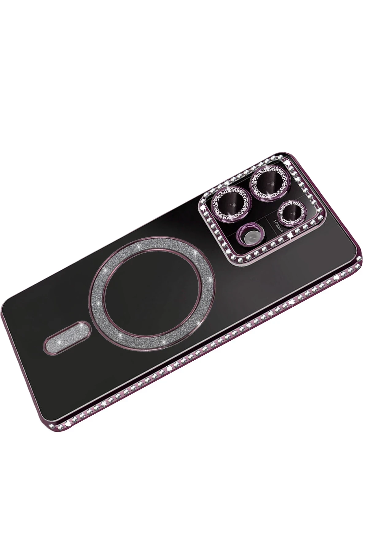 Newface Xiaomi Redmi 13C Joke Simli Magneticsafe Kılıf - Pembe