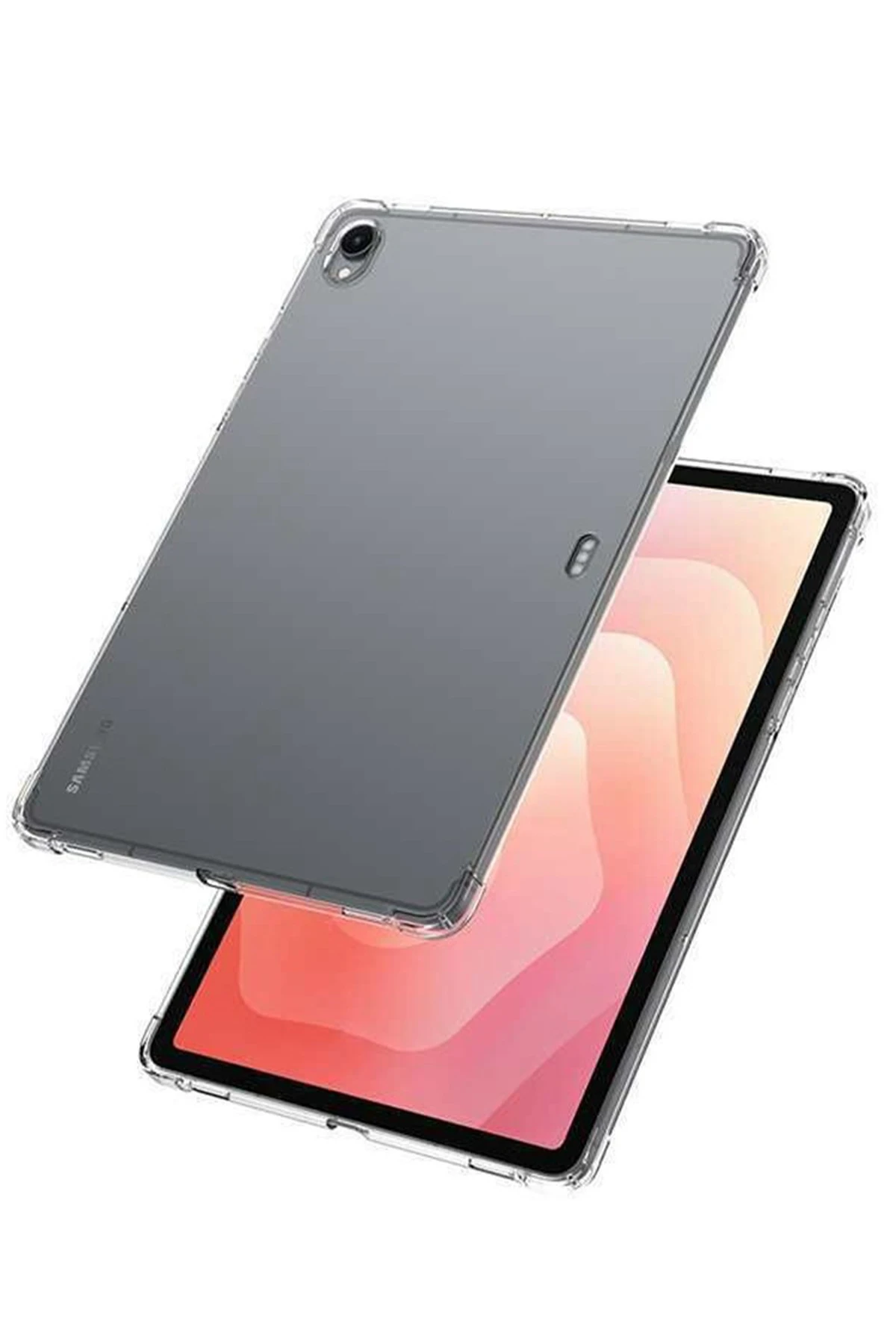 Newface Samsung Galaxy Tab S11 Kılıf Anti Shock Tablet Silikon - Şeffaf