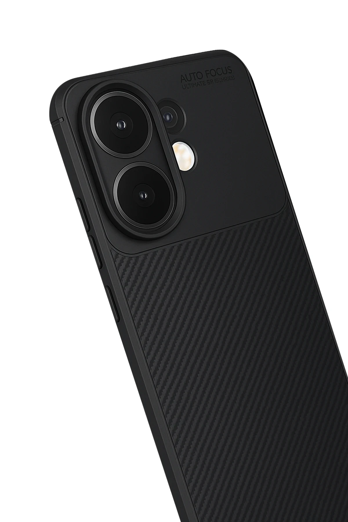 Newface Vivo V60 5G Auto Focus Karbon Kapak - Siyah