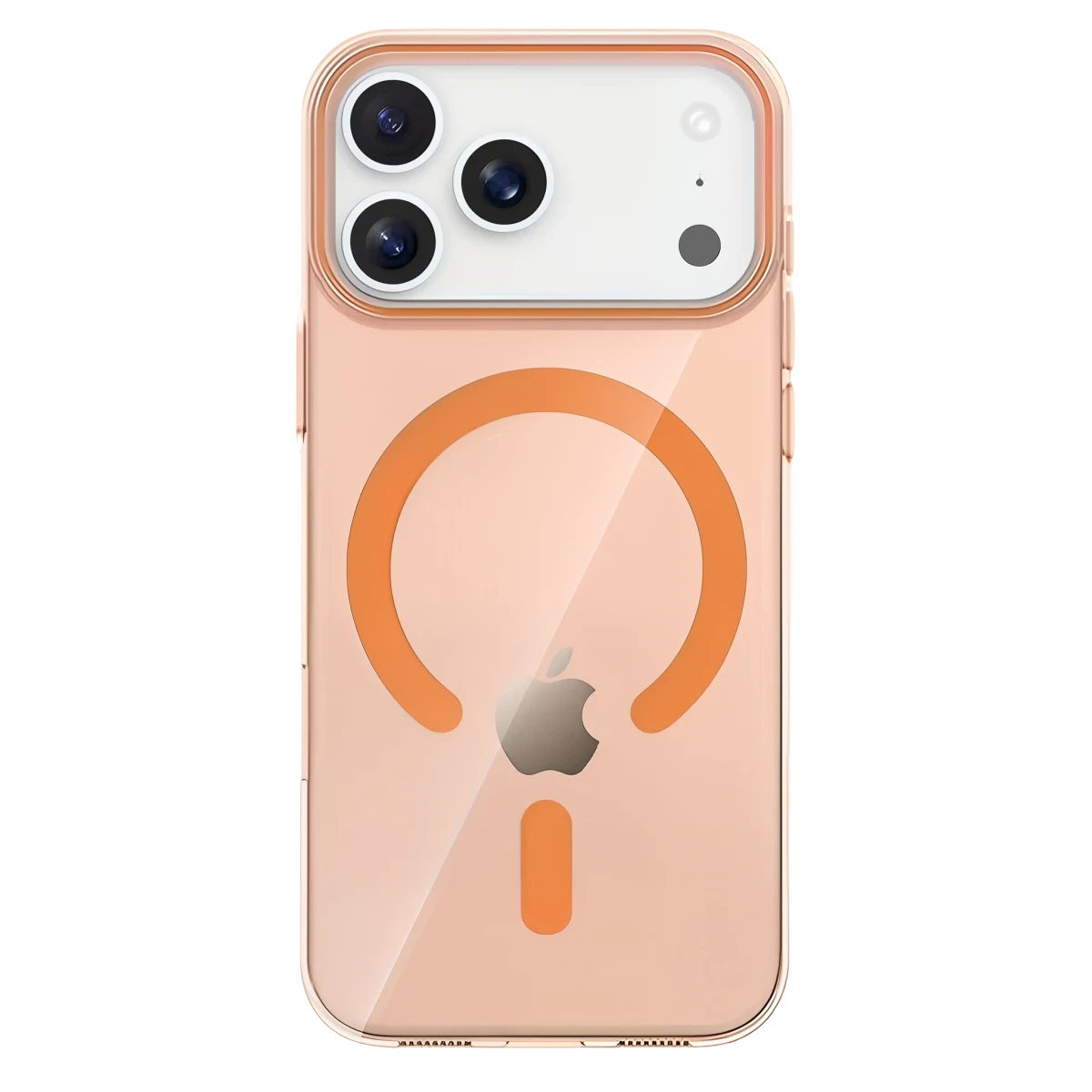 Joko Apple iPhone 17 Pro Max/18 Pro Max PC Blank Magsafe Kapak - Turuncu