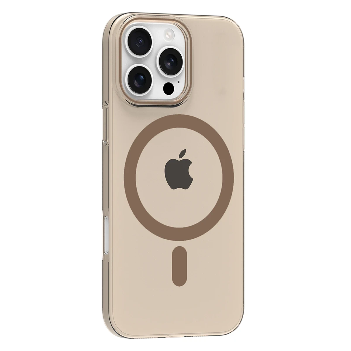 Joko Apple iPhone 16 Pro Max PC Blank Magsafe Kapak - Çöl Titanyum