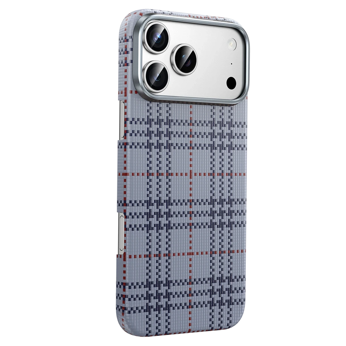 Keephone Apple iPhone 17 Pro Max Scots Kevlar Magsafe Kılıf - Natural Grey