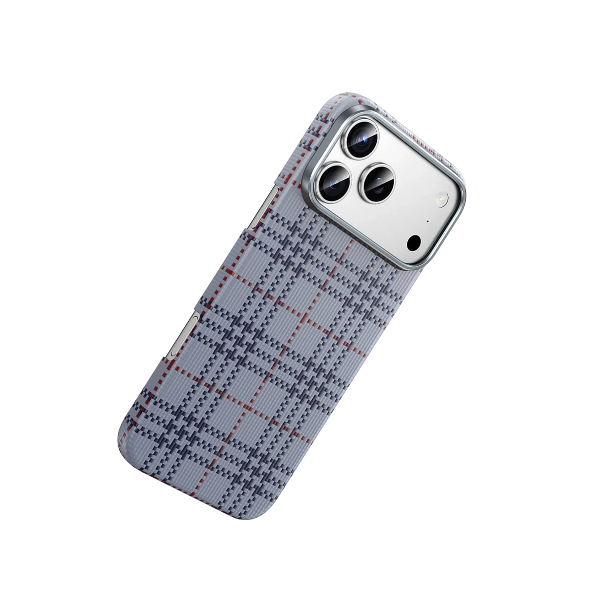 Keephone Apple iPhone 17 Pro Max Scots Kevlar Magsafe Kılıf - Natural Grey