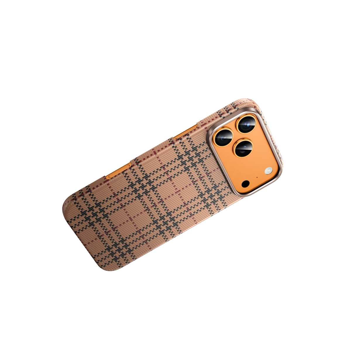 Keephone Apple iPhone 17 Pro Scots Kevlar Magsafe Kılıf - Çöl Titanyum