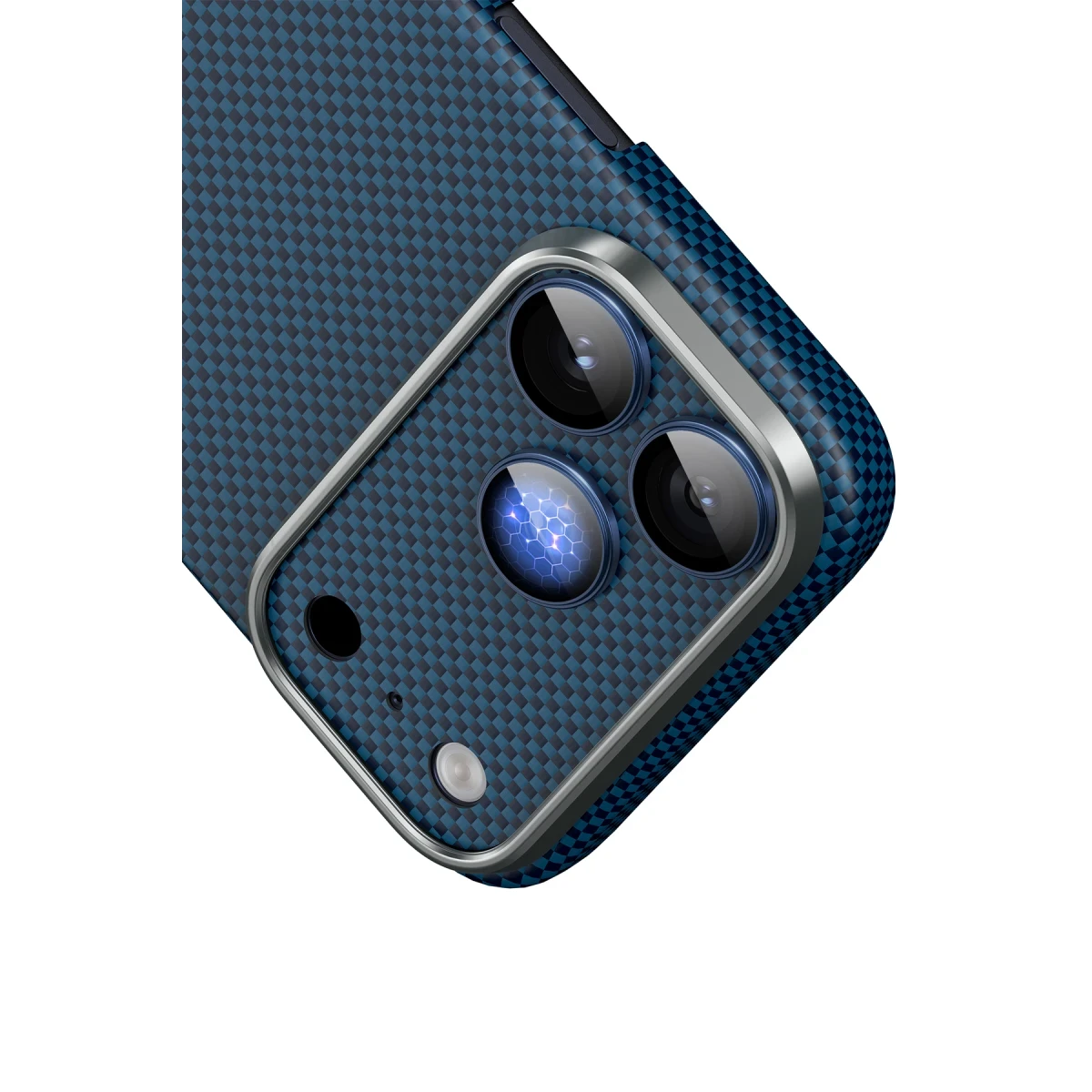 Keephone Apple iPhone 17 Pro Kevlar Kamera Lens - Siyah