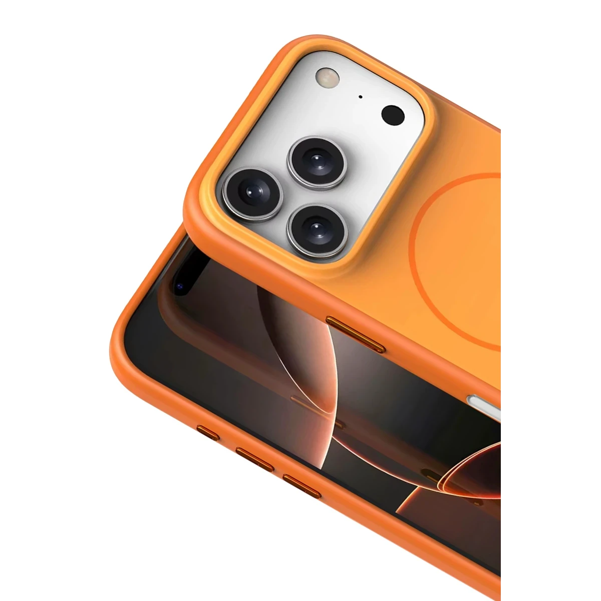 Joko Apple iPhone 17 Pro Max Neva Magsafe Kapak - Turuncu