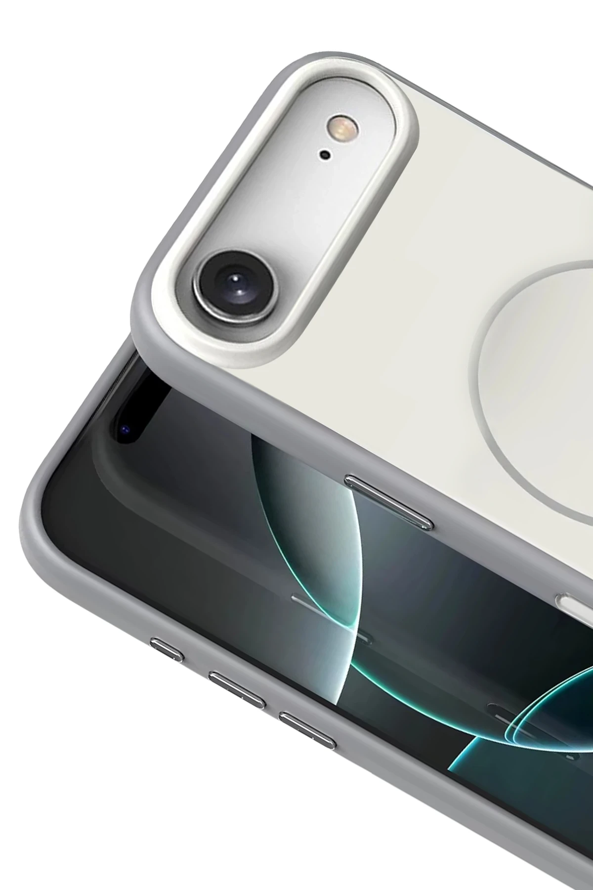 Newface Apple iPhone 17 Air Neva Magsafe Kapak - Gri