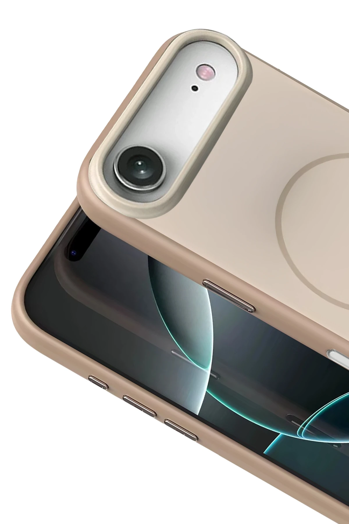 Newface Apple iPhone 17 Air Neva Magsafe Kapak - Gold
