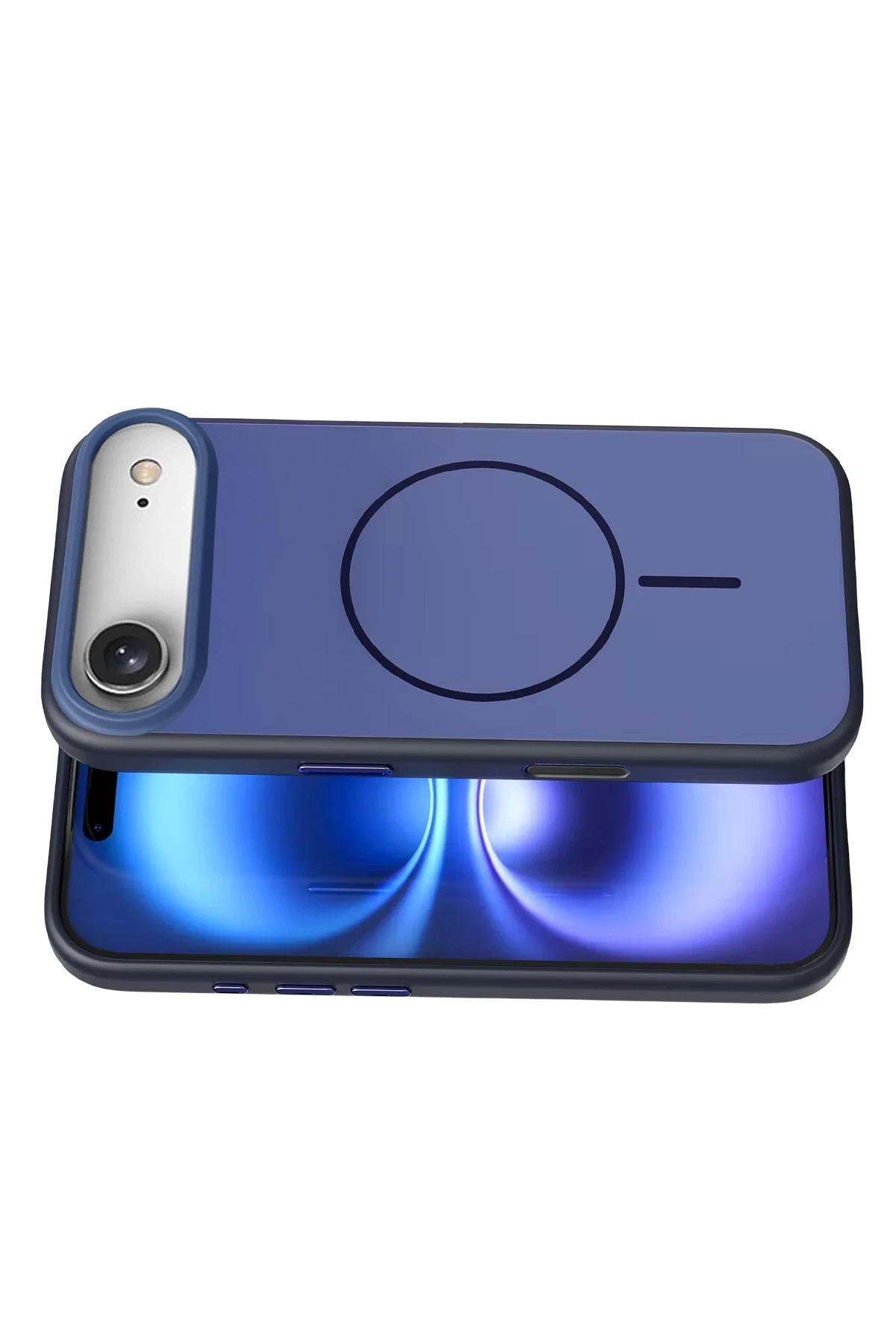 Newface Apple iPhone 17 Air Neva Magsafe Kapak - Lacivert