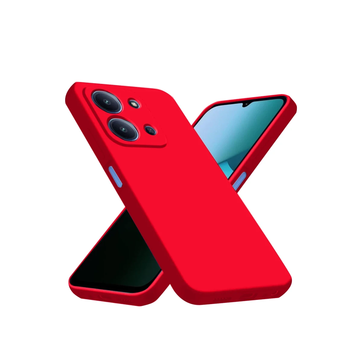 Newface Xiaomi Redmi 15C 4G Nano içi Kadife Silikon - Kırmızı — görsel 4