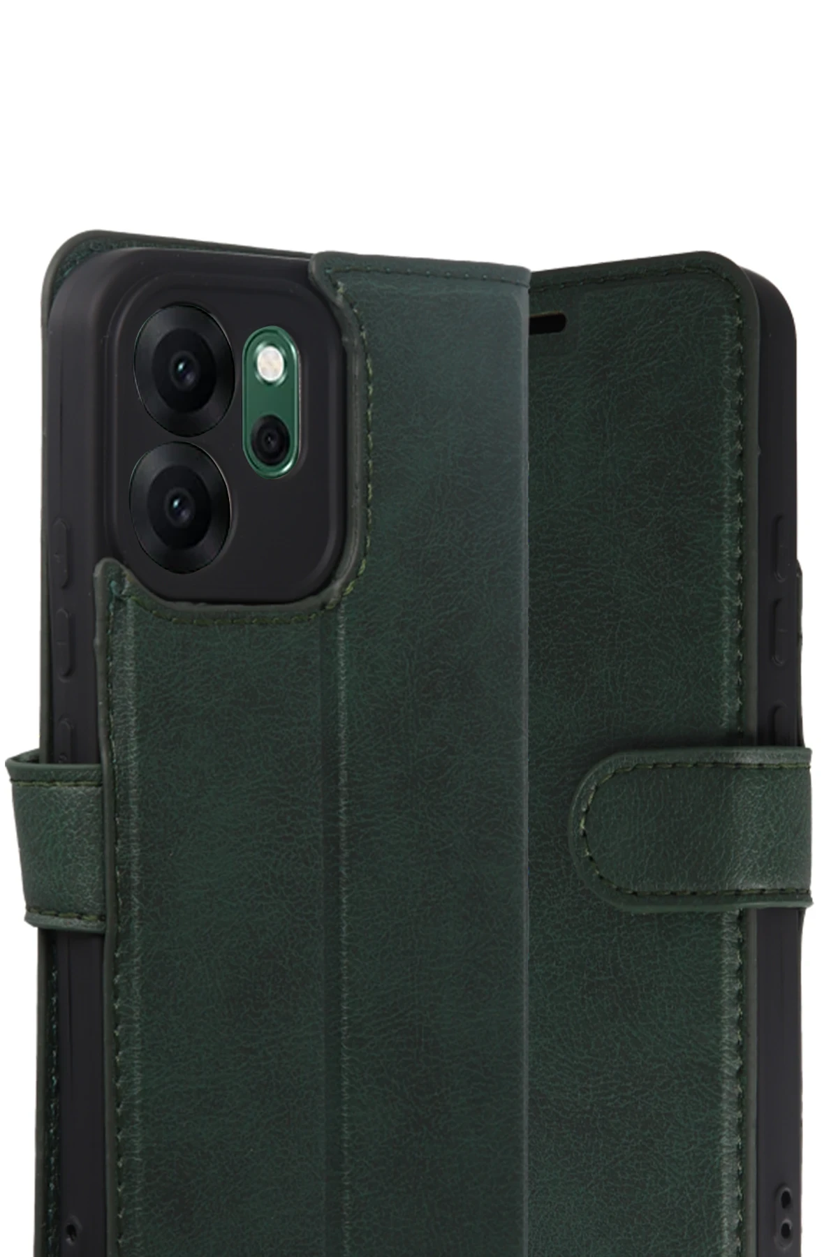 Newface Oppo Reno 14F Trend S Plus Kapaklı Kılıf - Yeşil