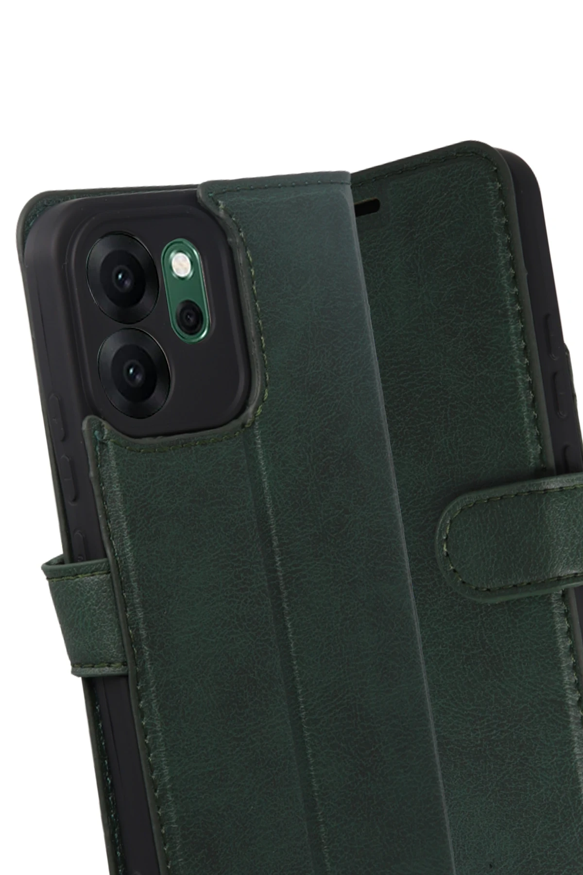 Newface Oppo Reno 14F Trend S Plus Kapaklı Kılıf - Yeşil