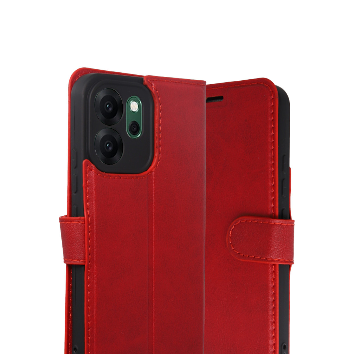 Newface Oppo Reno 14F Trend S Plus Kapaklı Kılıf - Kırmızı — görsel 8