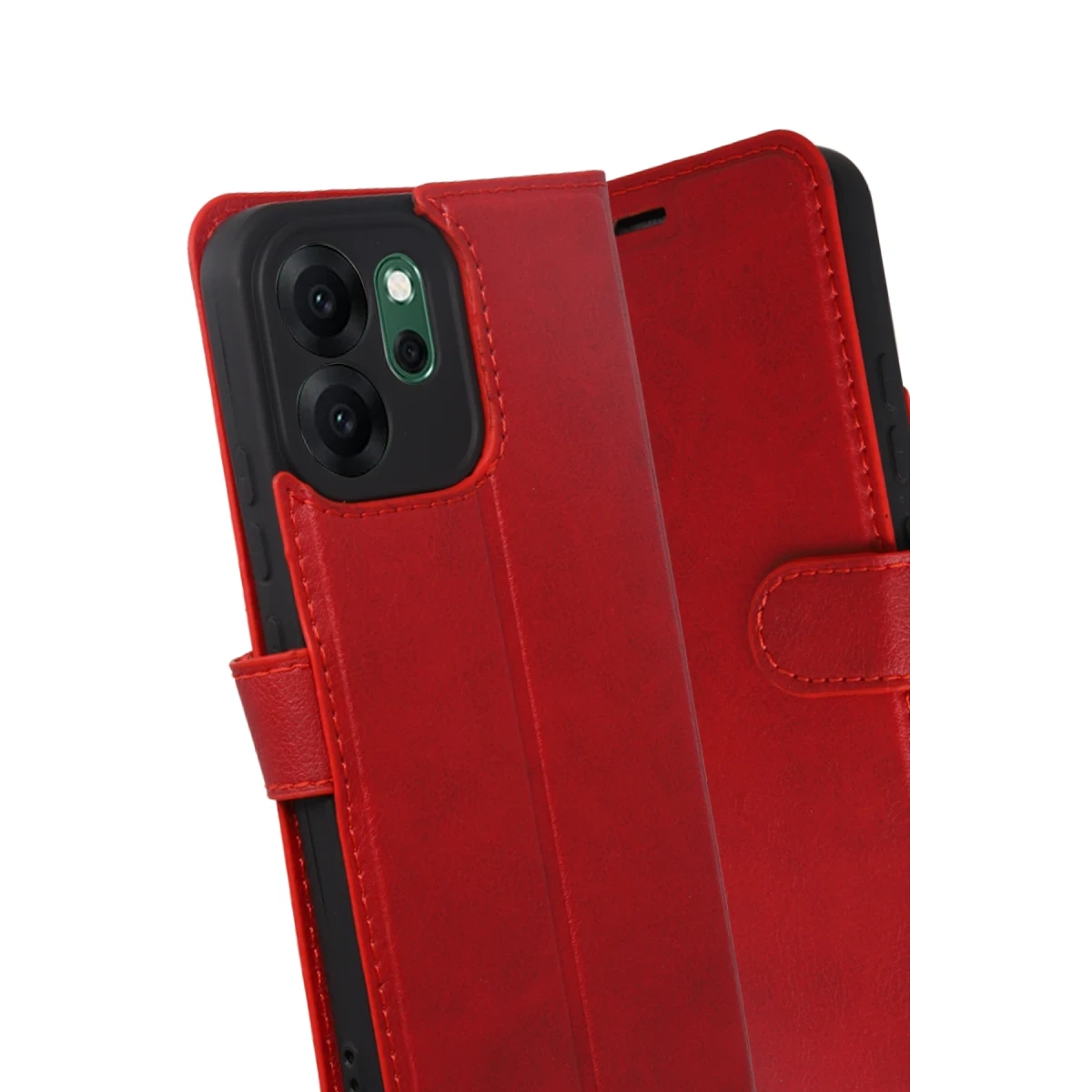Newface Oppo Reno 14F Trend S Plus Kapaklı Kılıf - Kırmızı — görsel 6