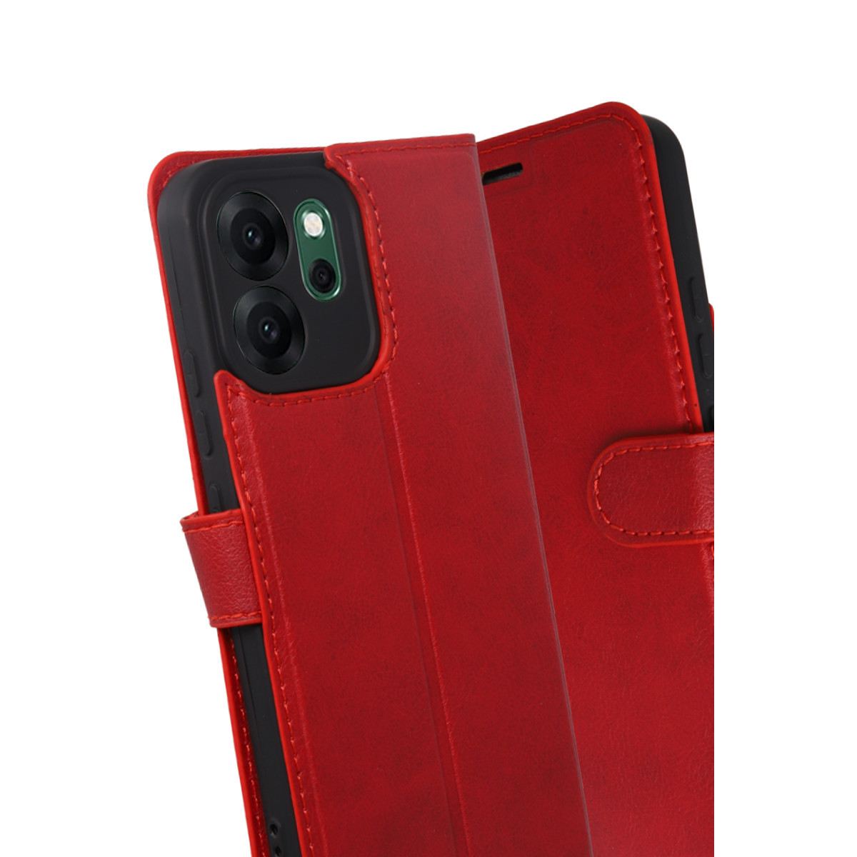 Newface Oppo Reno 14F Trend S Plus Kapaklı Kılıf - Kırmızı — görsel 9